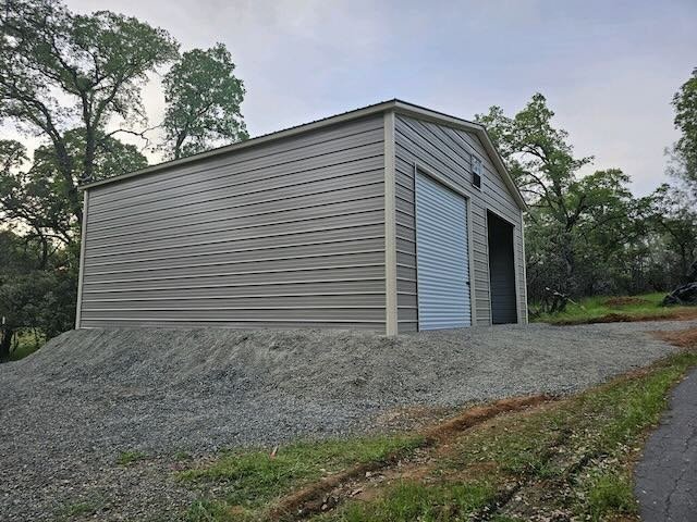 2 Bay Metal Garage