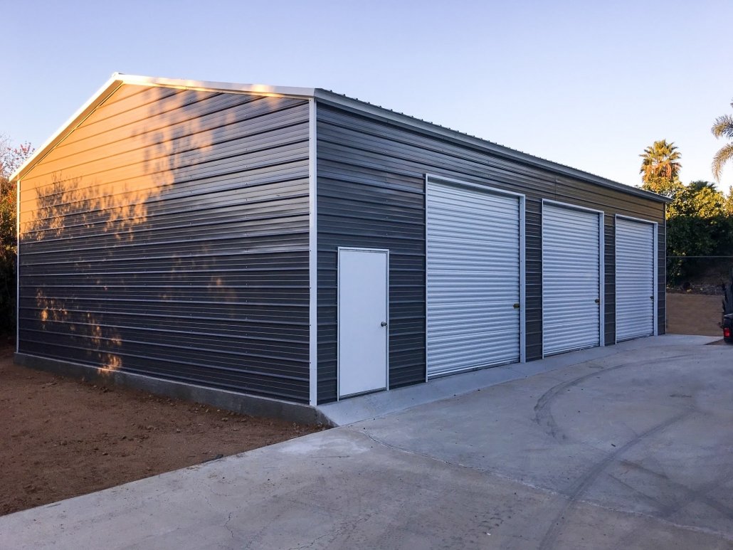 26x46x12 Metal Garage