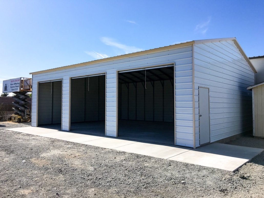 30x41x12 Metal Garage